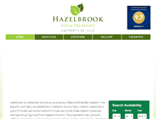 Tablet Screenshot of hazelbrookhouse.com